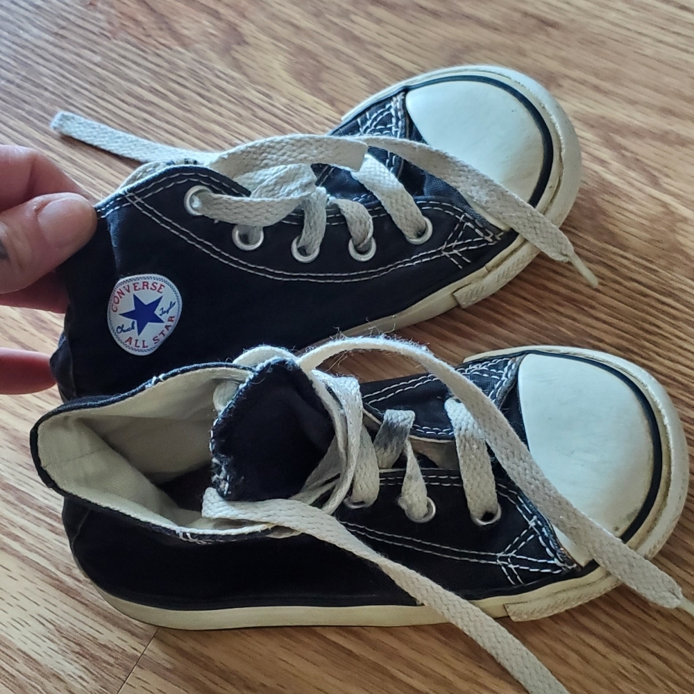 Converse Kids Black Sneakers